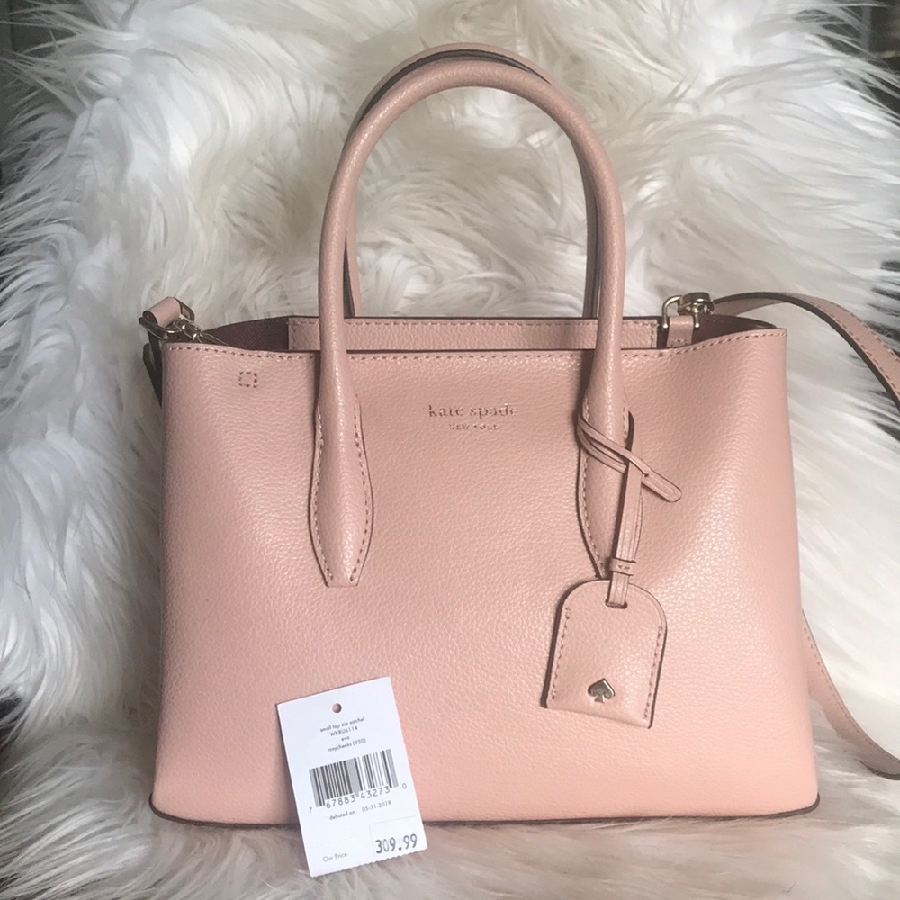 Kate Spade Small Top Zip Satchel in Rosy Cheeks
